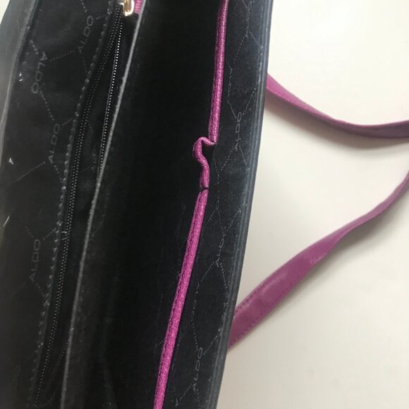 ALDO Magenta Structured Lady Bag | Pop of Color Statement Satchel - Picture 5 of 16
